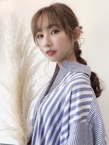 エマエコル(Emma ecole)&nbsp;Emma  ecole アレンジも映える◎愛されベージュ by.木村