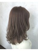 【ORO】ミディアムレイヤーべージュ 浅見