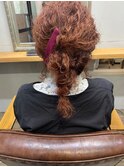 ざっくり編みおろしアレンジ