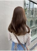 マロンベージュカラー×ロングヘア