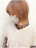【松戸　ムラマツ】前髪ありショートボブピンクアッシュ