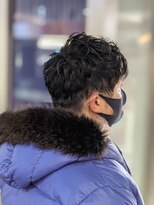 トウキョウバーバーヴァッシュ 神保町店(Tokyo Barber VASH) パーマショートスタイル