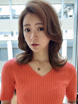 アフロート ギンザ(AFLOAT GINZA) AFLOAT GINZA【仲道 弘泰】韓国風2wayバング かきあげ前髪