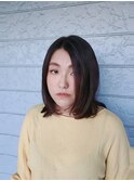 毛先ワンカールセミロング(FRONT)【鎌倉/湘南/深沢/大船/藤沢】