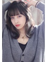 クレドガーデン 綾瀬店(CRED GARDEN) 外ハネボブ 厚めバング大人可愛い暗髪イヤリングカラー 綾瀬51