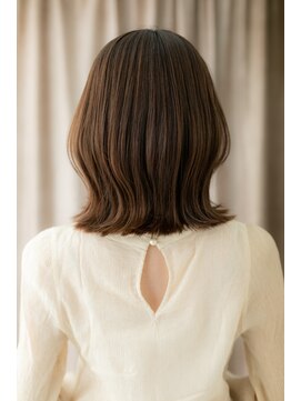 カバーヘア ブリス 志木南口駅前店(COVER HAIR bliss) □艶髪グレージュカラーくせ毛風くびれヘア305志木20代30代40代