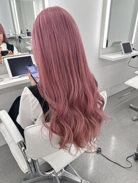 イロウ 山口どうもん店(IROW) ピンク/ピンクベージュ/ダブルカラー/ブリーチ