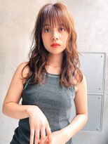 エイミー(Aimee)&nbsp;Aimee町田　パーマ風×キャラメルブラウン