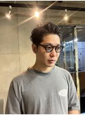 アップバングパーマ