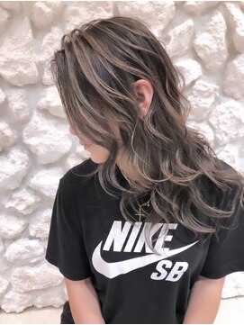 モアナ バイ ヘッドライト大宮店(Moana by HEADLIGHT) Moana【大宮】#バレイヤージュ#ブリーチ#ベージュカラー