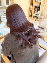 ヘアリゾート粋 ウナム 新宿東口店(enam)&nbsp;艶髪カラー/ピンクラベンダーブラウン