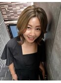 20代・30代/大人可愛い/くびれミディ/外はねミディ