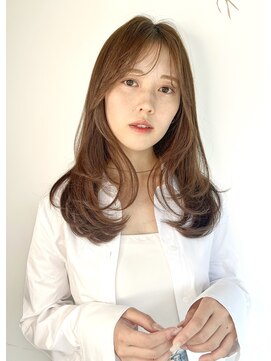 ノースイースト 荻窪店(north east) 【荻窪｜ノースイースト】セミロング｜くびれヘア｜ベージュ