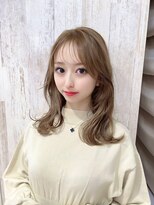 モナコ 広尾 恵比寿(monaco) 【monaco】動きたっぷりレイヤーヘア/面長似合わせ/くびレイヤー