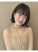 こなれヘア×ゆるふわ巻きボブ