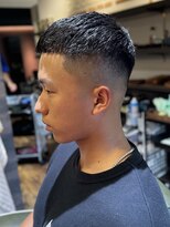 エクファフォーメン(EX-FA FOR MEN)&nbsp;カルマパーマ/ベリーショート/ダークアッシュ/ニュアンスパーマ