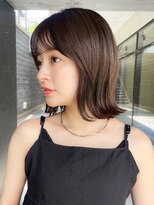 ガーデンヨコハマ(GARDEN YOKOHAMA) こなれミディ顔まわりレイヤーワンカール外ハネボブ前髪カット