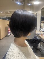 エトラ 渋谷店(etora)&nbsp;前下がりショートボブ　黒髪