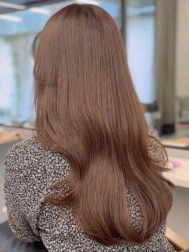 グロー 大宮(GLROW) 人気ブリーチなしオリーブベージュ くすみベージュ 韓国ヘア