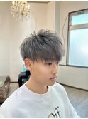 シルバーグレー×マッシュ