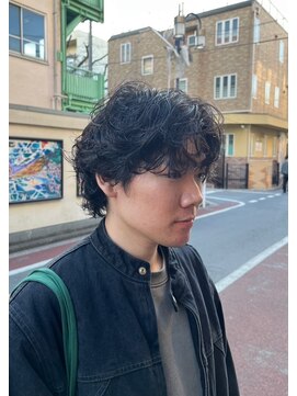 アカラ(acala) ミックスランダムパーマショート【メンズパーマ/メンズカット】