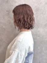 リズム バイ リンクス(Re:ism by Links)&nbsp;ピンクベージュ×ボブパーマ