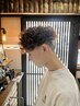 スペインカール＋カット［メンズパーマ/フェード/堺］