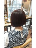 髪質改善カラー×ボブ
