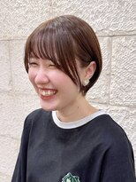 ハピネス 河原町店(Happiness)&nbsp;ハンサムショート　顔まわりカット　京都美容室　進詩織