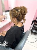 【ヘアセット】お団子/アップヘア/大阪梅田駅