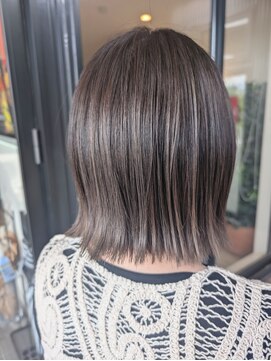 ルシードスタイル リム(LUCIDO STYLE Rim) グレーパール×切りっぱなし