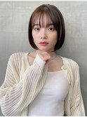 【レディース・大名】顎ラインボブ×ミニボブ×簡単スタイリング