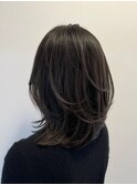 暗めカラー/グランマッシュ[レイヤーカット/髪質改善/銀座]