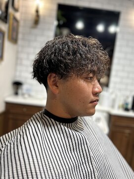 宮崎理容院 刈り上げマッシュ