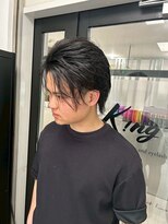 メンズサロン キング 心斎橋店(Men’s salon K!ng)&nbsp;ホワイトメッシュ/ツイスト/ツイスパ/パーマ/メンズ/眉毛/心斎橋