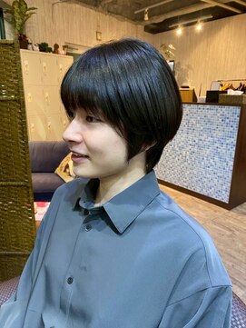 ビーチェ 小岩(Bice) 暗髪でも重く見せない 絶妙な軽さ◎ショートボブ