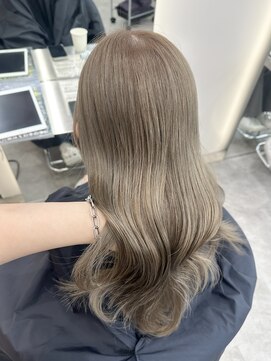 ロンドリゼル 札幌(Lond RiseL) ◯ オリーブグレー/韓国/レイヤーカット/髪質改善/縮毛矯正/札幌