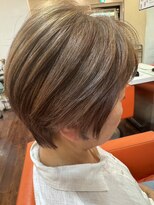 エッジオリジネーション 三宮店(edge origination)&nbsp;脱白髪染め、 ブリーチ必須でファッションカラーっぽく明るく