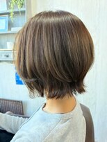 コルテ 倉敷西坂店(CoRte.)&nbsp;レイヤーショート/ヌーディーブラウン/似合わせカット/上品ボブ