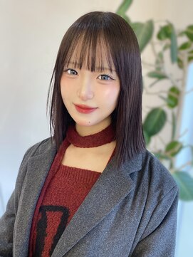 シー(SEA) ショコラグレージュ/パツッとロブ