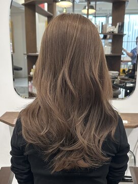 ルイ(ROUIS produced by LUCK 津田沼) 大人ヘア/大人ガーリー/ベージュ/ブリーチなしカラー