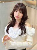 暗めカラー/韓国風巻き/レイヤーカット/髪質改善/縮毛矯正/池袋