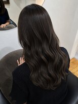 フォームフォローズファンクション 本郷(FORM FOLLOWS FUNCTION)&nbsp;透け感オリーブグレージュ×韓国レイヤーウェーブ
