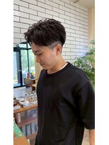 シフト(SHEEFT) 刈り上げ爽やかツーブロックシースルーマッシュスタイル20代30代