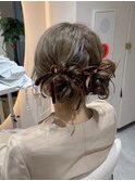 ツインお団子ヘア