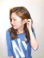 ノア(Noa) 【吉祥寺Noa♪】甘辛MIXハイライトカラー☆くせ毛風セミロング☆