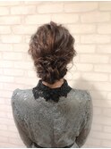 ３Dカラーローシニヨンヘアアレンジ【chou-chou 北林夏実】