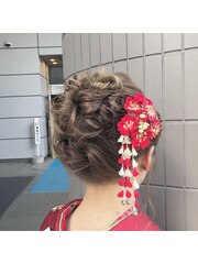 ヘアアレンジ成人式