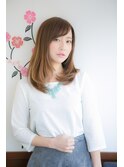 【anis musee 苫小牧】ベージュカラー くせ毛風 ふわミディ☆