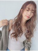 大人かわいい無造作ウェーブ